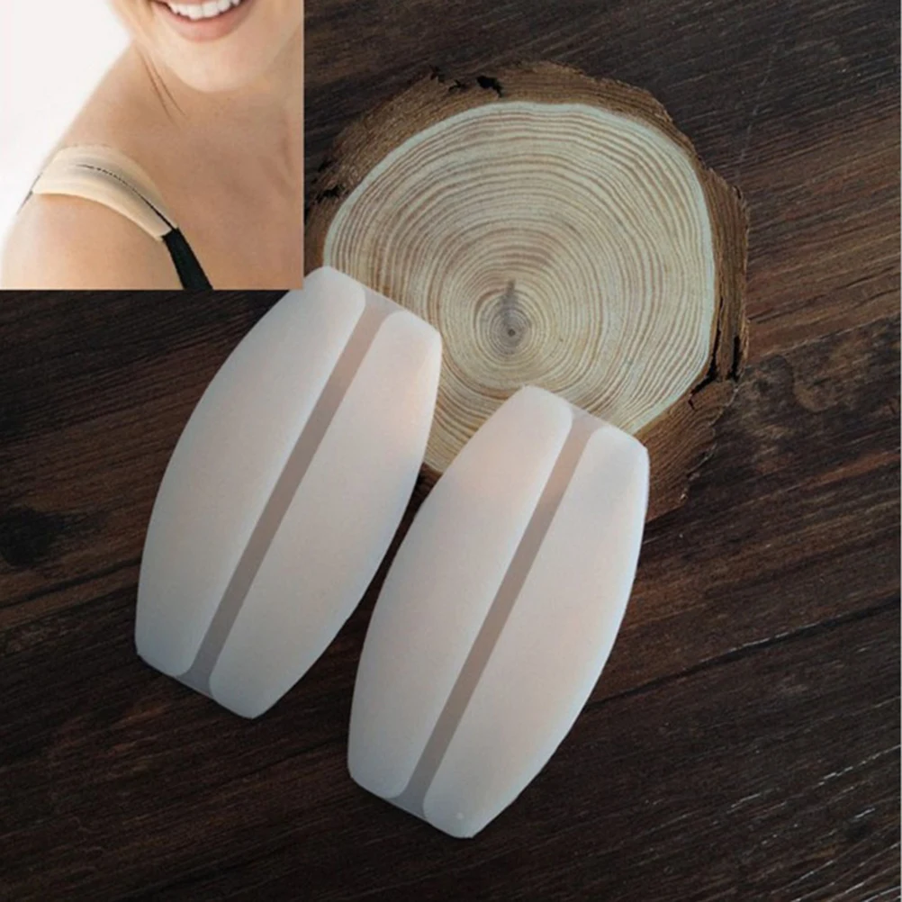 

Silicone Bra Strap Cushions Non-Slip Shoulder Pads Reusable Bra Cushion Accessories Lightweight Comfortable Pliable Skin