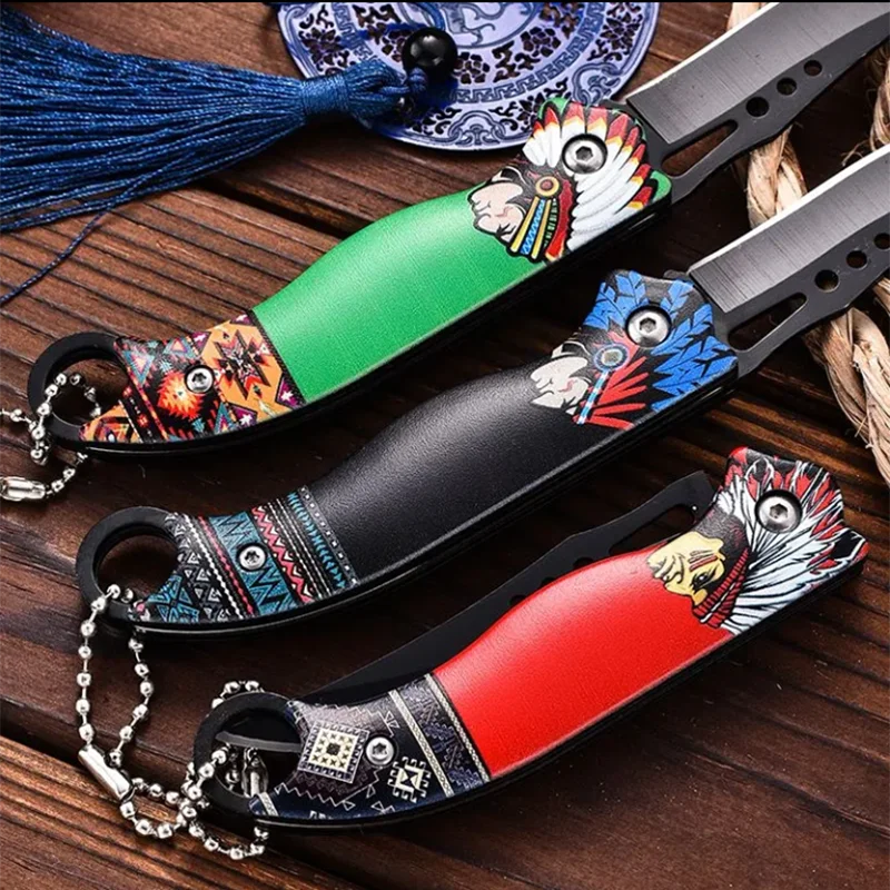 Outdoor Camping Folding Knife, Outdoor Tools, Portable Folding Knife, Fruit Knife, Multiple Styles Available