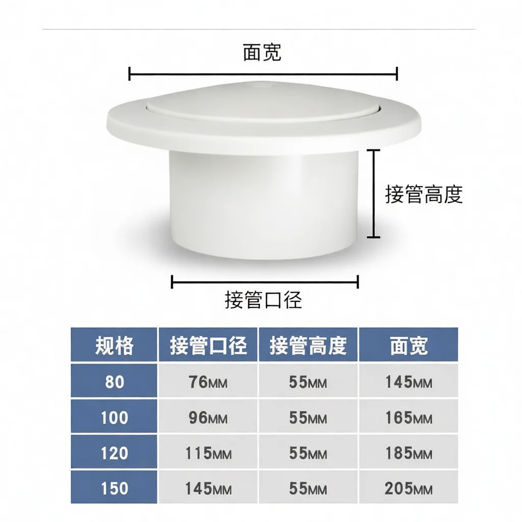 Round Air Vent Diffuser Adjustable ABS Ceiling Ventilation Grille Exhaust Intake Duct Cover For Indoor Refurbishment