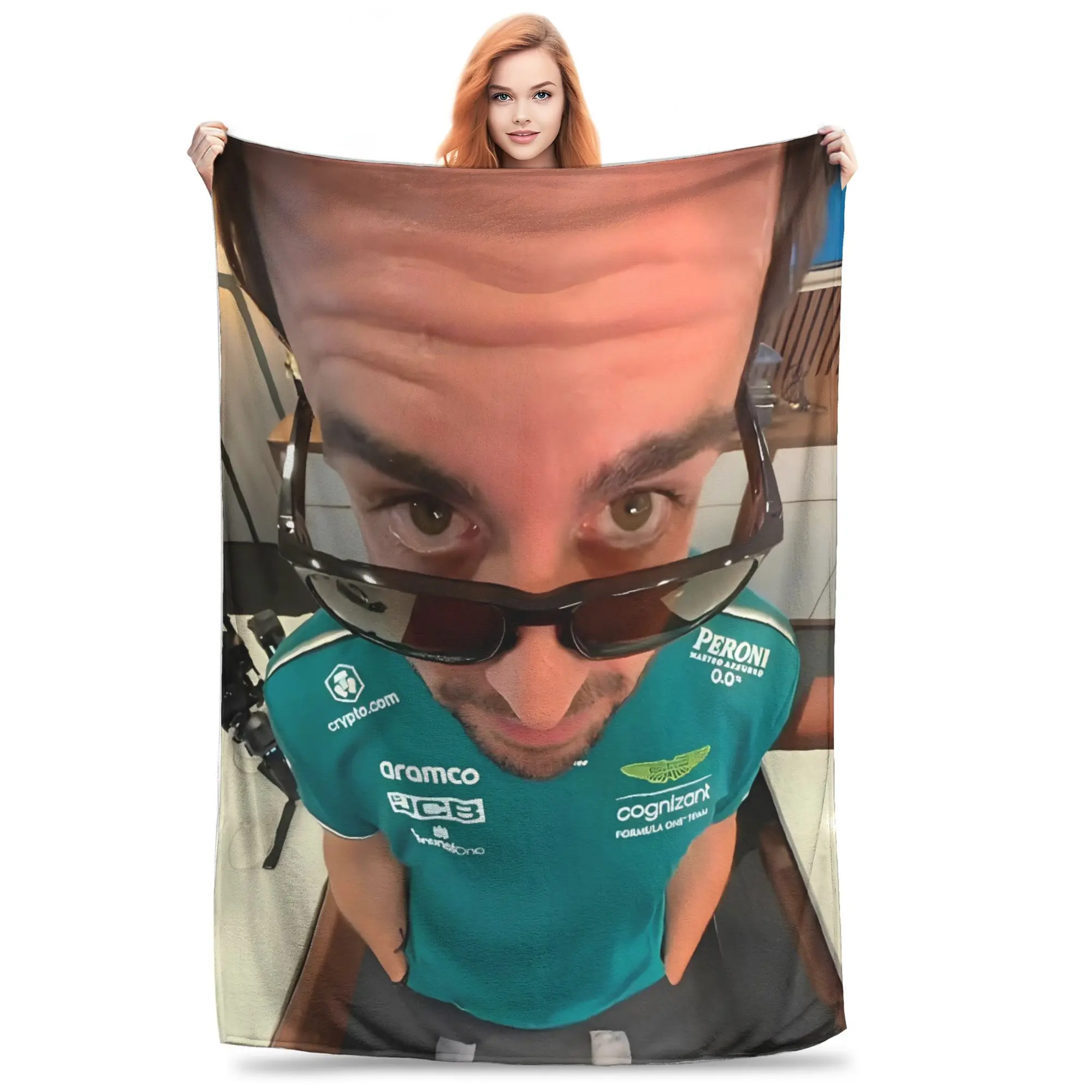 Fernandos Alonsos سباق بطانية دافئة صبي فتاة أفخم رمي بطانية الجدة غرفة المعيشة الفانيلا المفرش أريكة غطاء سرير