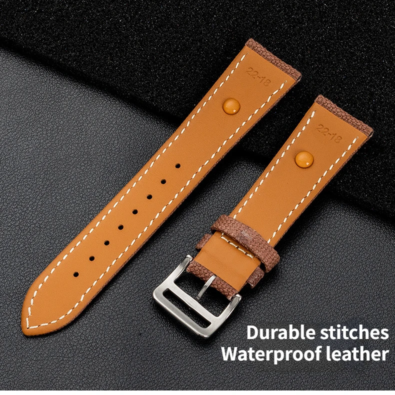 Correa de nailon de lona para Apple Watch Ultra 8, S7, 6, 5, 4, serie Iwatch, pulsera de cuero, 22mm, 42mm, 38mm, 49mm, mujer