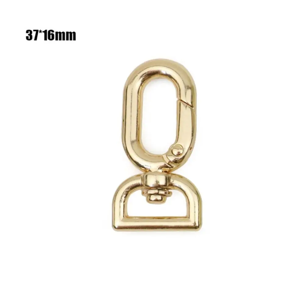 Zinc Alloy Plated Gate Buckle High Quality Multicolors 10/12mm Purses Handbags Carabiner Snap Hooks Outdoor Tool