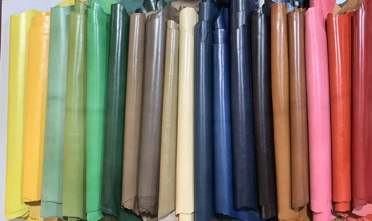Little Lamb Leather, Mexico Color Oil Wax, Thickness 0.6-0.8mm, 2-3ft/sheet