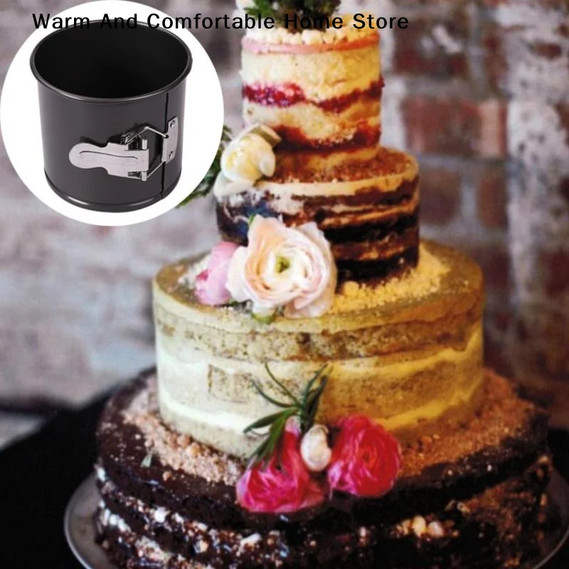 Removable Bottom Kitchen Accessories Carbon Steel Cakes Molds 12/14/16/18cm Round Cake Pan Ring Bakeware Non-Stick Bake Mould