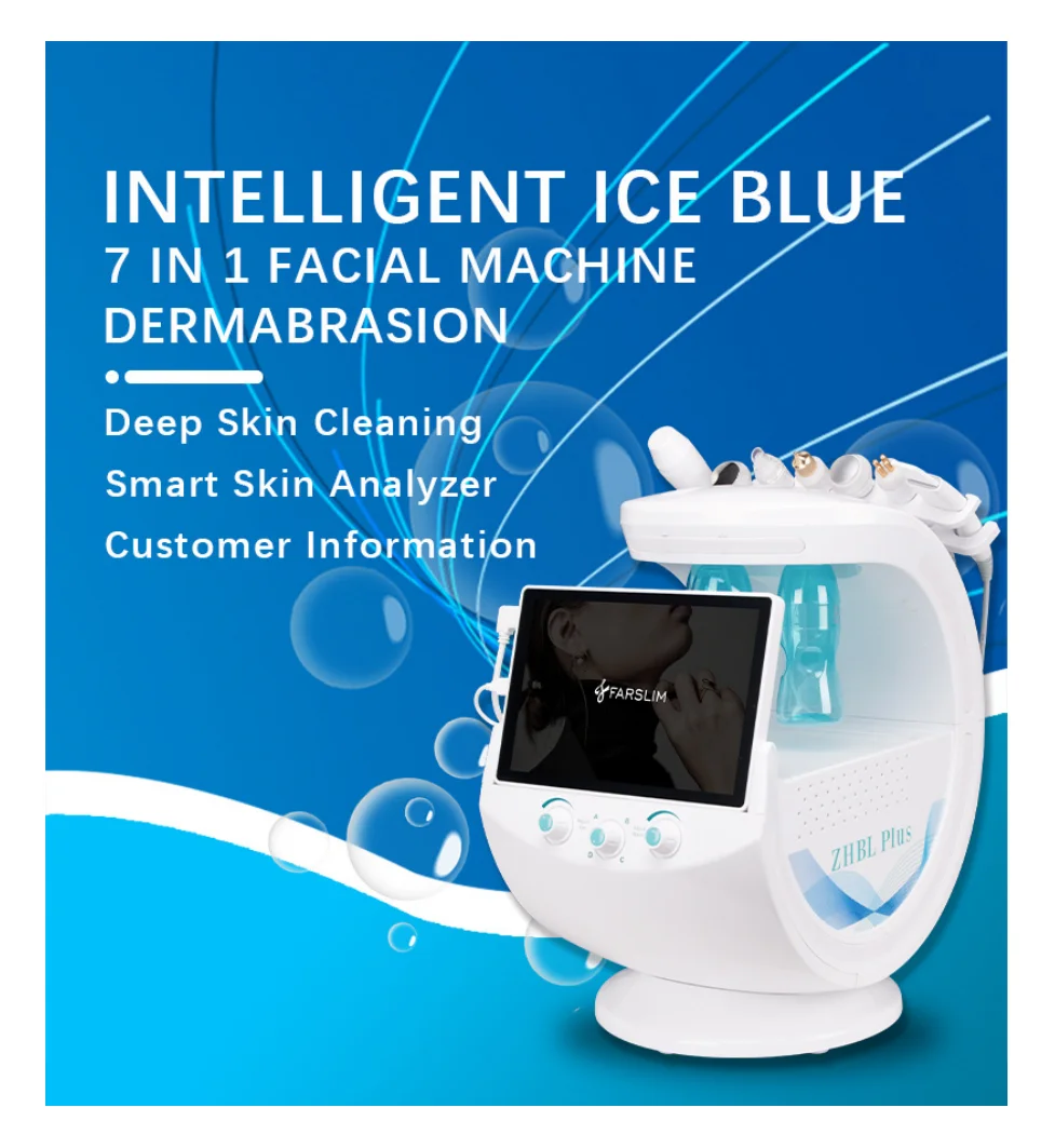 

7 1/6 Hydra Beauty Настольное спа-оборудование для домашнего использования АБС-пластик для ухода за кожей лица Британский ЕС ZA AU США/CN Вилки для салонов