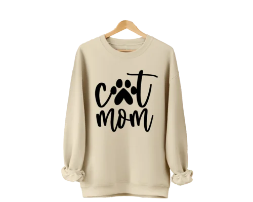 Polarshe Kat Moeder, Kattenliefhebber Geschenken, Grappige Kat, Verjaardagscadeau, Grappige Moeder/Sweatshirt