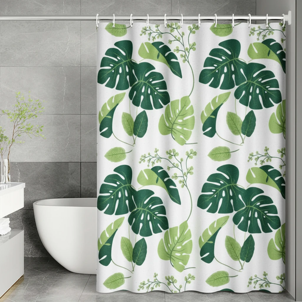Tenda da doccia impermeabile 180x180 cm con magneti per vasca da bagno, tenda da bagno in plastica resistente alla muffa