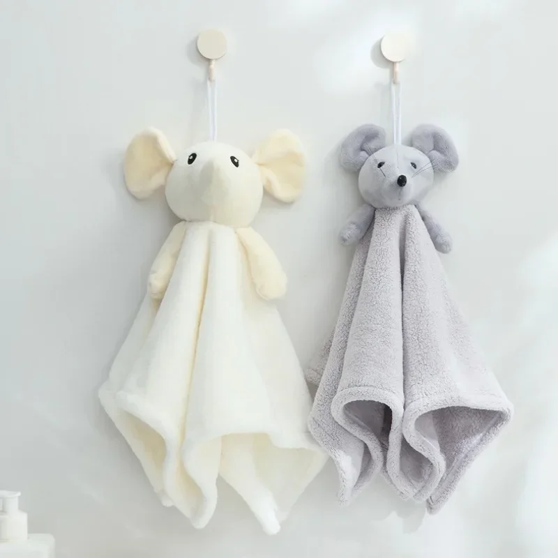 Baby Stuffed Animal Toy Soothe Appease Towel Cute Bear Plush Rattle Soft Blanket Doll Plush Newborn Comfort Toy Sleep Companion