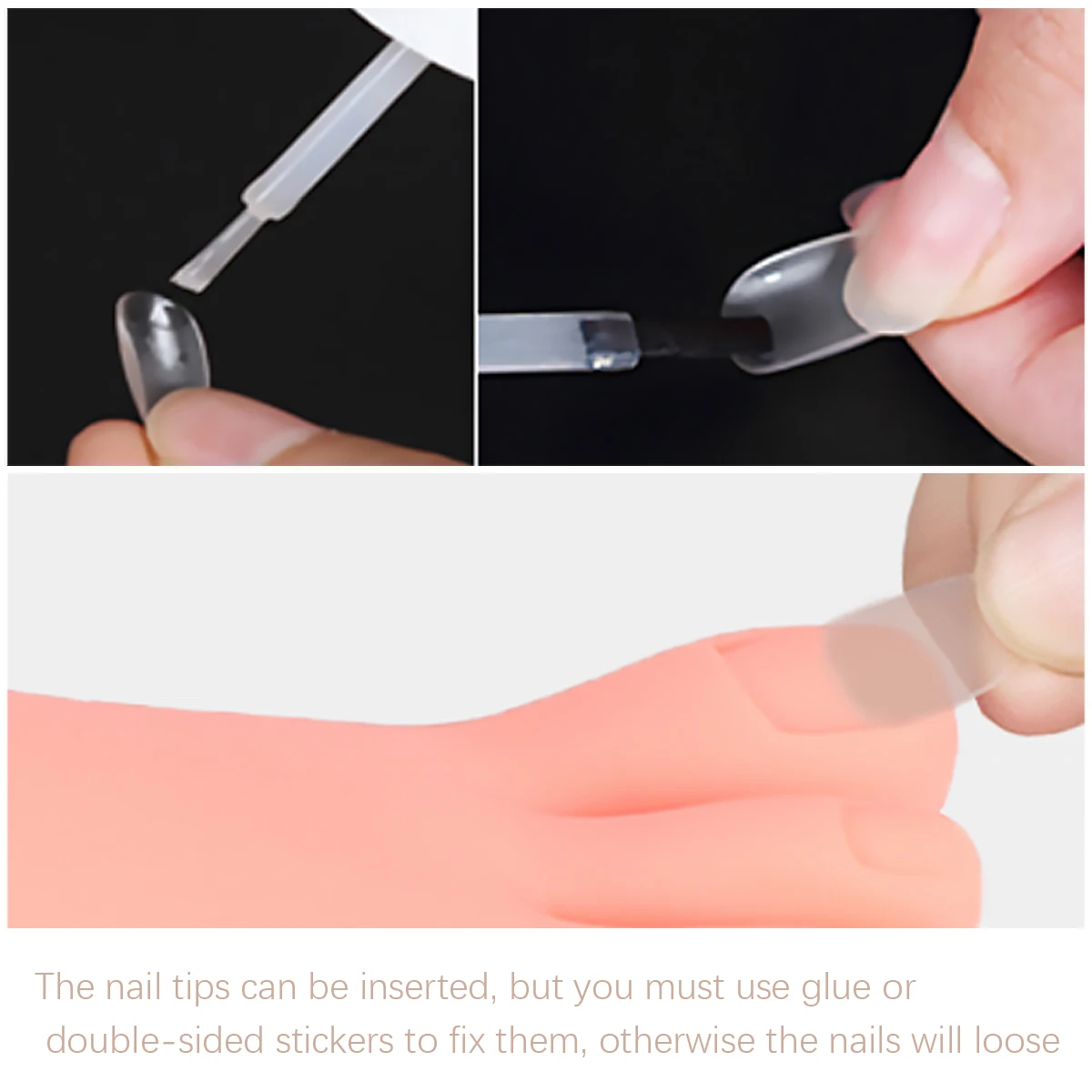 

1 pc Lightweight Elastic Foot Nail Practice Durable Manicure Training Tool For Nail Art Beginners Foot Manicure Tools