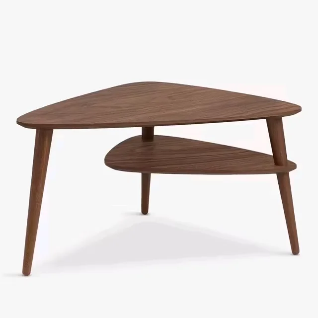 

Популярный минималистичный кофейный столик Combohome из орехового дерева для современных домов, деревянный кофейный столик для гостиной, высококачественная мебель.