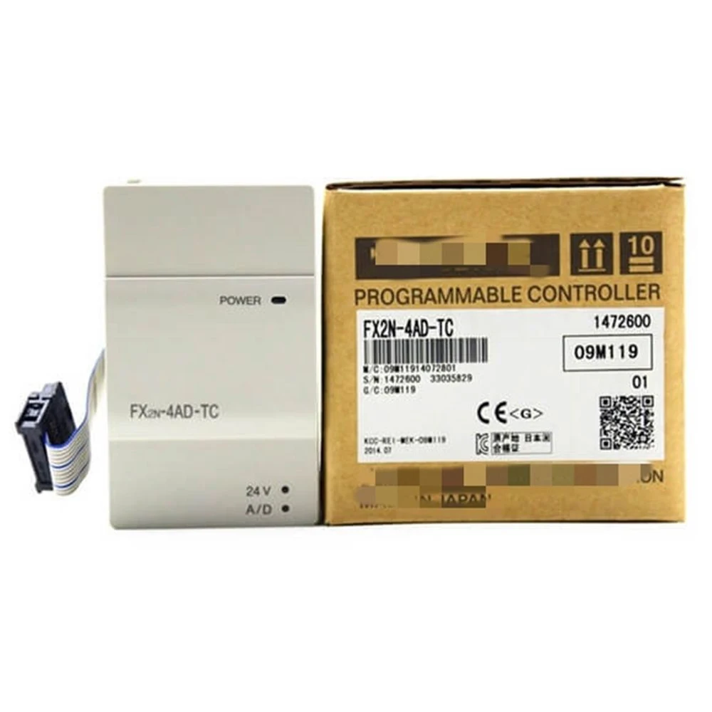 Módulo de entrada analógica PLC FX2N-2AD FX2N-2DA FX2N-4AD FX2N-4DA FX2N-4AD-PT FX2N-1PG-E FX0N-3A FX2N-4AD-TC Módulo PLC