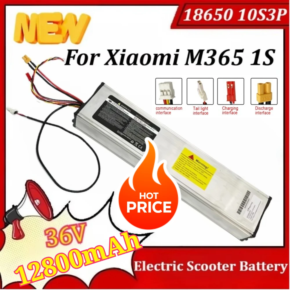 High Capacity 36V 12800mAh Battery Pack for XIAOMI M365 pro Scooter Original Endurance Replacement battery