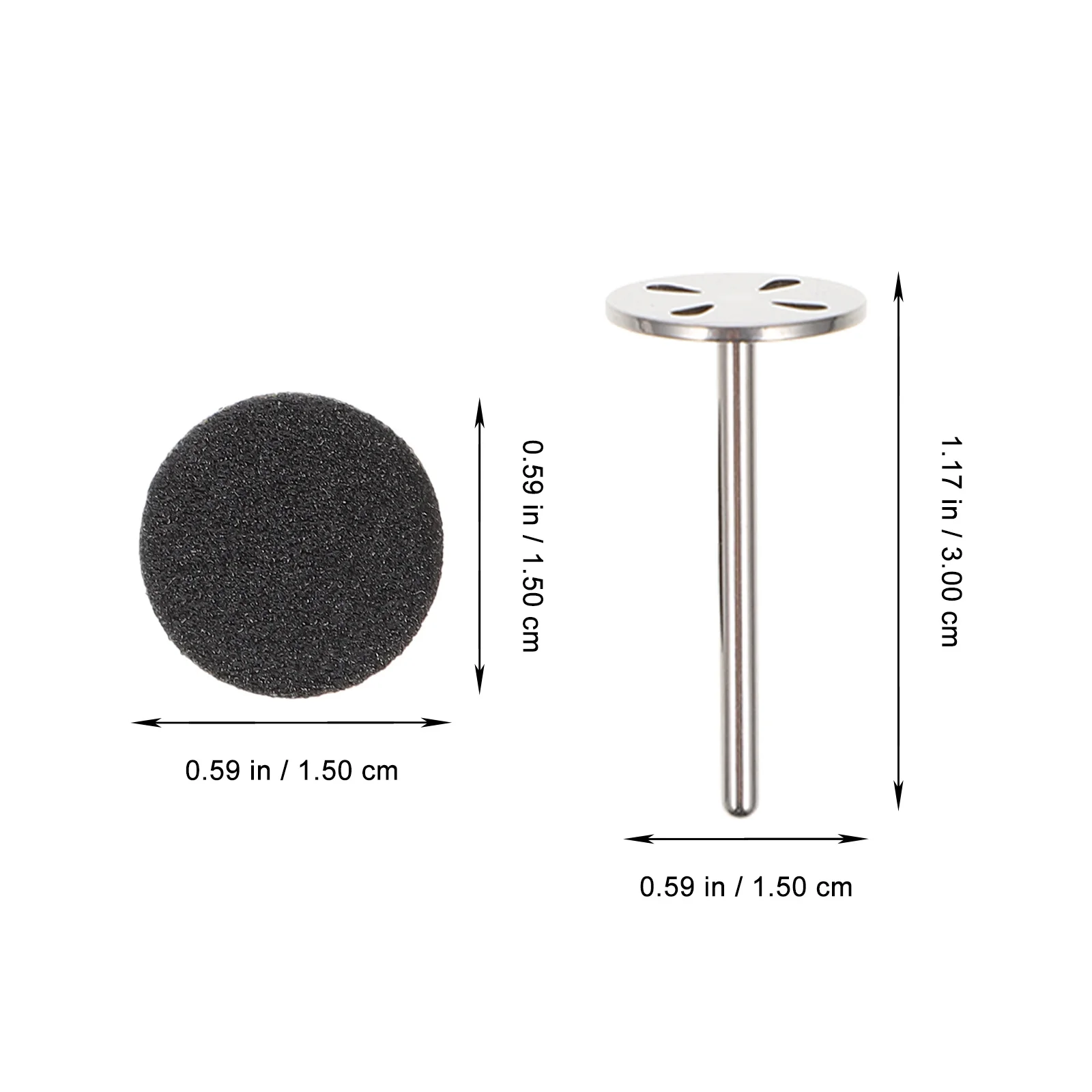 1Set Manicure Grinding Slices Nail Sandpaper Disc Nail Removal Exfoliating Dead Skin Polishing Pedicure Grinding Tools Electric