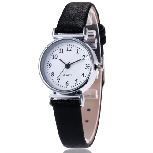 Imagen 1 del producto Reloj de cuarzo de marca de alta calidad Para Mujer, reloj informal con esfera pequeña a la moda, reloj de pulsera con correa de cuero Para Mujer, Relojes Para Mujer