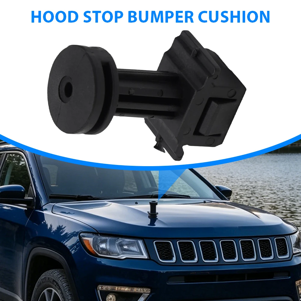 For Jeep Compass 2017 2018 2019 2020 2021 Hood Stop Bumper Cushion 68269093AA 53350201 Rubber Black Car Accessories