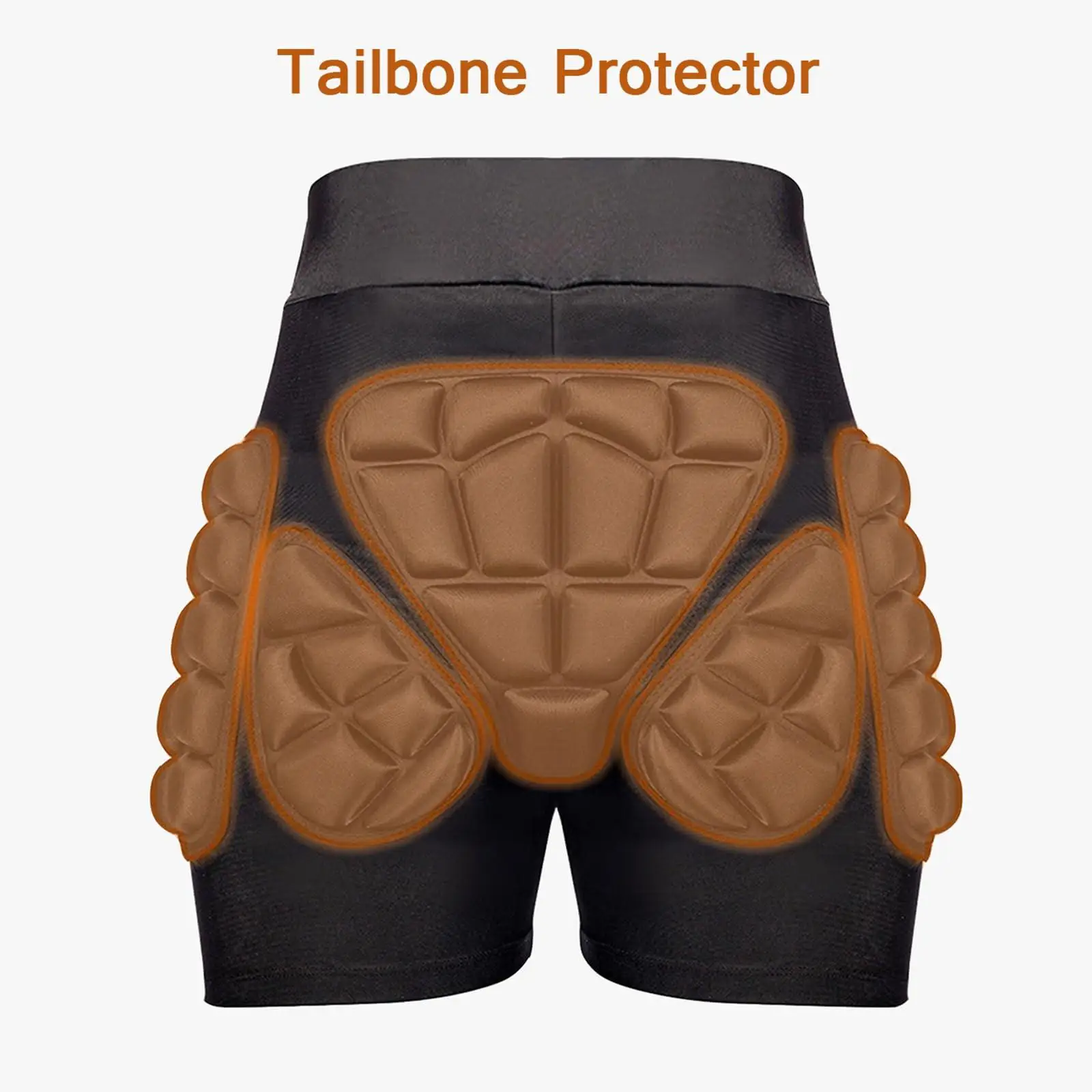 Padded Snowboarding Protection Shorts 3D Hip and Tailbone Protector Pants for Skiing Skating Outdoor Sports
