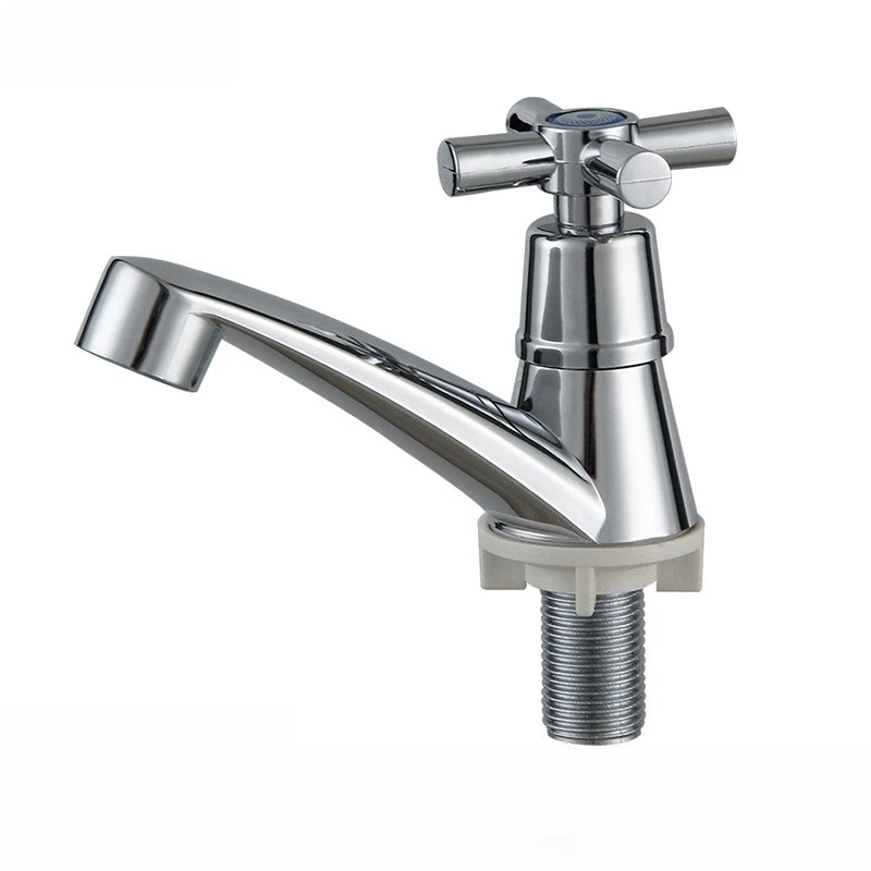 

Хромированный смеситель премиум-класса для ванной комнаты, универсальный интерфейс, традиционный кран для горячей и холодной воды для раковины, туалетный столик, современный декор