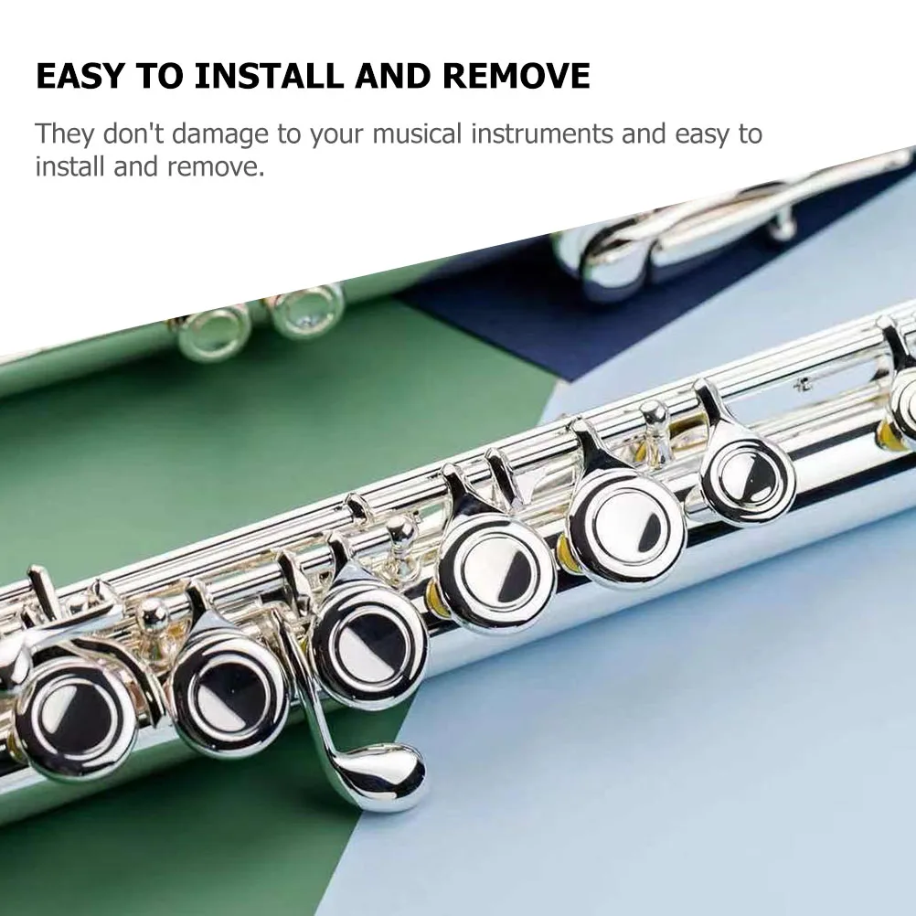 

10 Pcs Flute Repair Tools Metal Silicone Plugs Durable Practical Accessories Closed Open Flute Portable Musical Instruments