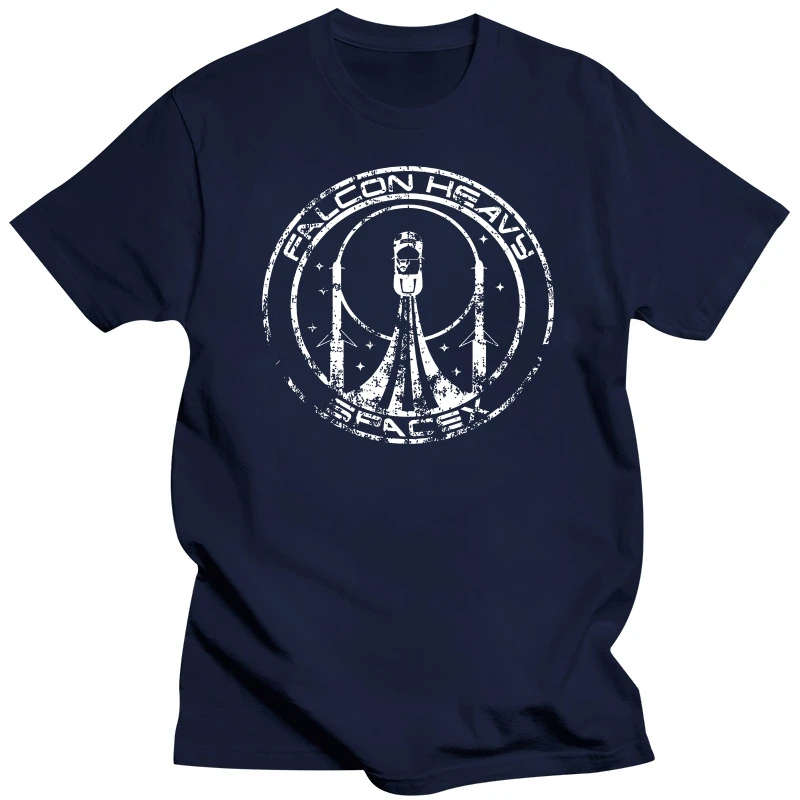 Falcon Heavy Spacex T-Shirt, Carl Huber Musk Rocket Space Adult & Kids Tee Top For Youth Middle-Age The Old Tee Shirt