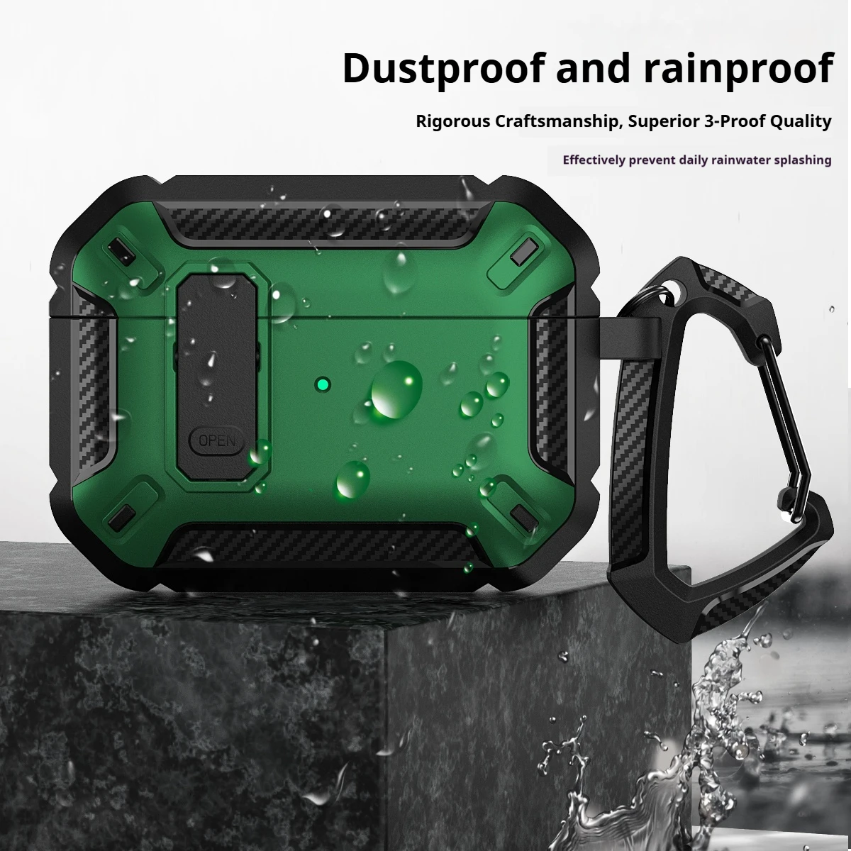 Luxury Switch Earphone Case For Airpods Pro 3 Generation Case Shockproof Cover For Apple AirPods Pro3 Cases Accessories Keychain