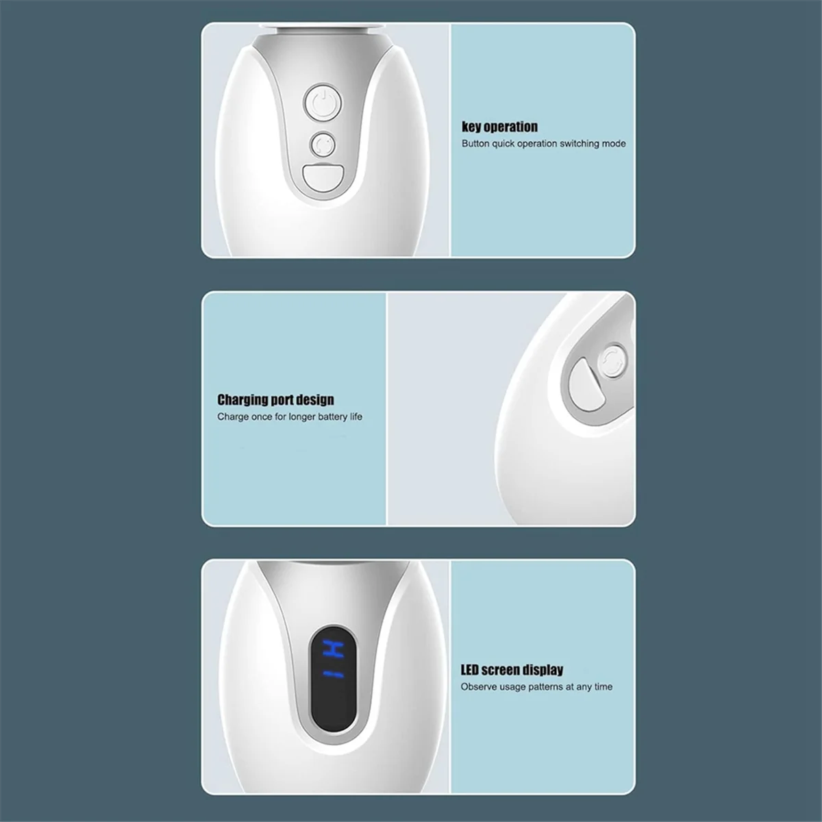 مزيل الروائح الكريهة الذكي ABXHH مزيل الروائح الكريهة للثلاجة المحمولة معطر صغير قابل لإعادة الشحن مناسب لجهاز الثلاجة المنزلي الصغير