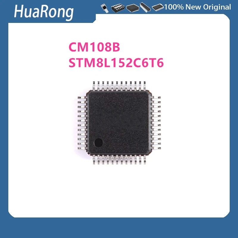 5Pcs/Lot CM108 CM108B STM8L152C6T6 STM8L152 LQFP48