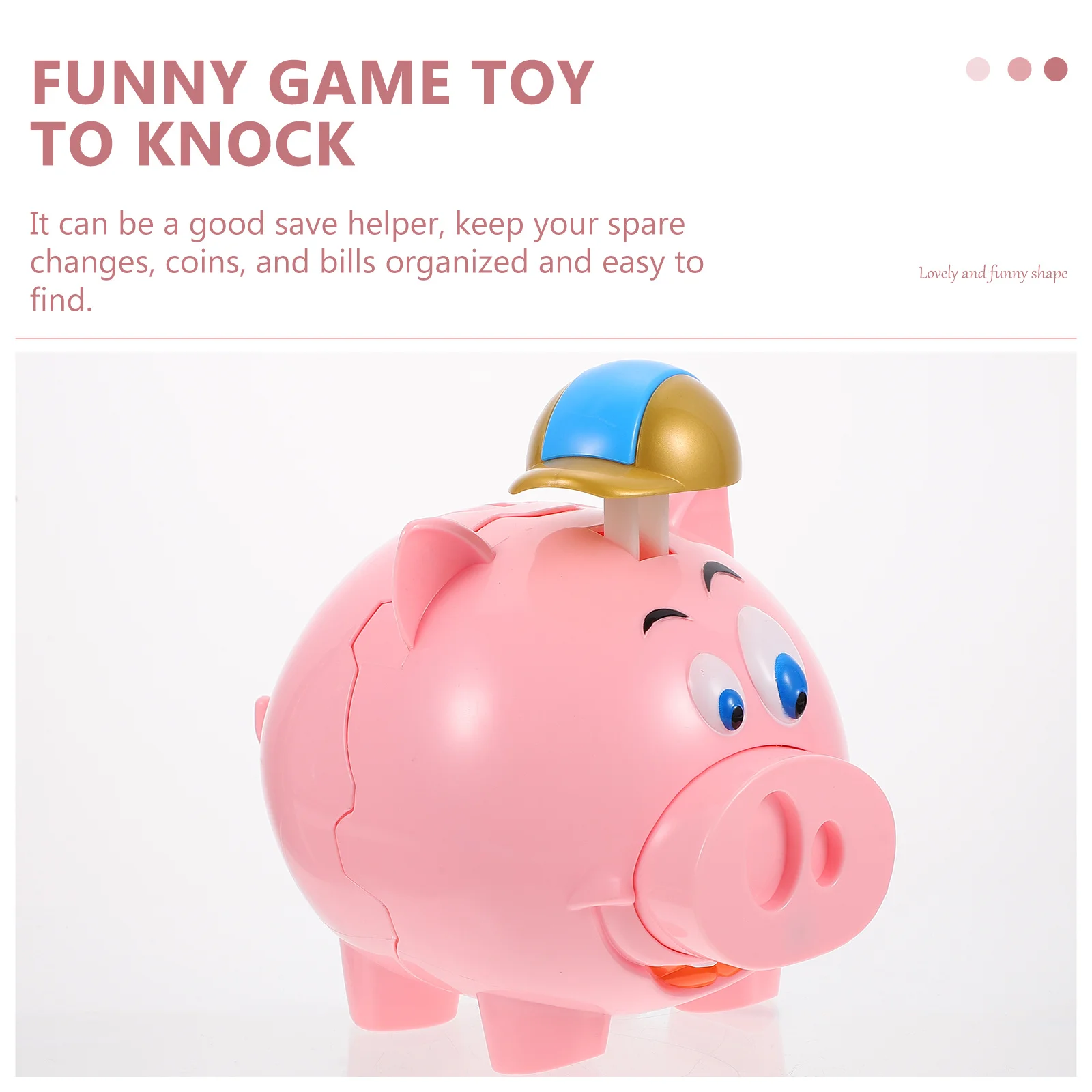 الإبداعية الكرتون الخنزير البنك مضحك لعبة توفير جرة جميلة خنزير شكل المال الحاويات التفاعلية هدية عيد ميلاد الإبداعية حصالة على شكل حيوان #6