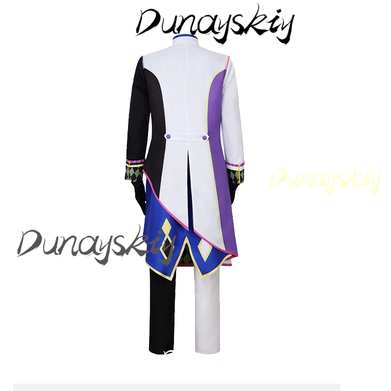 3th Kamishiro Rui تأثيري أنيمي اللون المرحلة مشروع Kamishiro Rui تأثيري موحدة شعر مستعار معطف قميص ربطة عنق فستان أطفال مع سروال داخلي مخصص