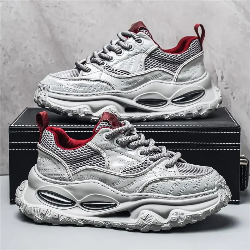 

Новая осенняя мужская обувь, массивные кроссовки, повседневная обувь на платформе, молодежная спортивная обувь на воздушной подушке, увеличивающая рост