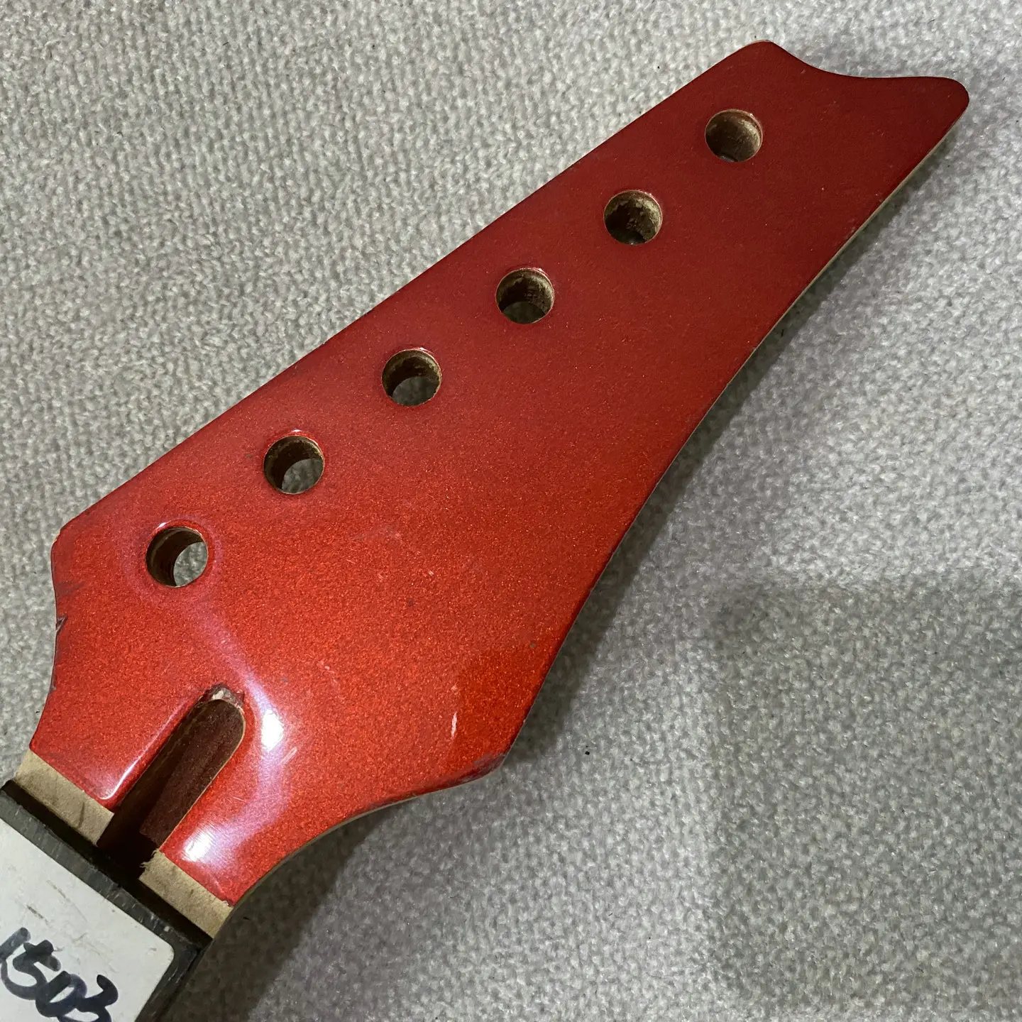 VN253  24 Frets 648 Scales Length Maple+Rosewood Unfinished ST Electric Guitar Neck No Frets with Damages