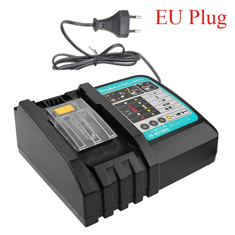 DC18RC For Makita 18V Drill Battery Charger 3A Li-ion Charger for Makita 14.4V 18V LXT BL1815 BL1860 BL1430 BL1450