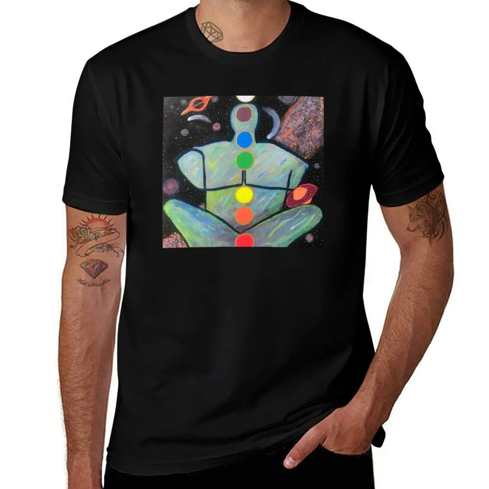 Balance, Harmony, and One-ness With the Universe T-Shirt Big and Tall Casual T-Shirt