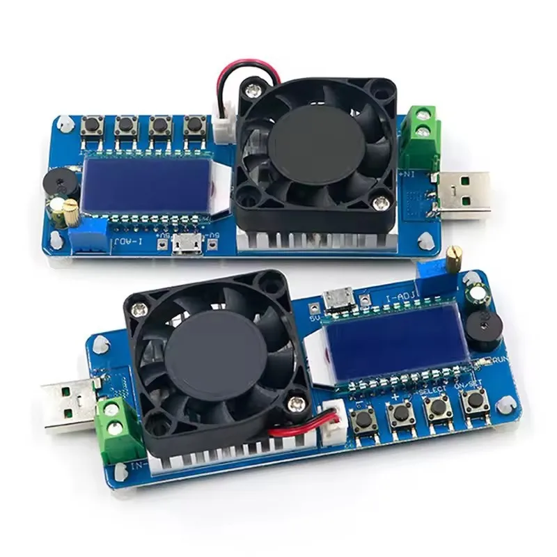 FX25 Battery Capacity Tester Constant Current Electronic Load USB Power Detector Adjustable Resistor for 18650 Li ion