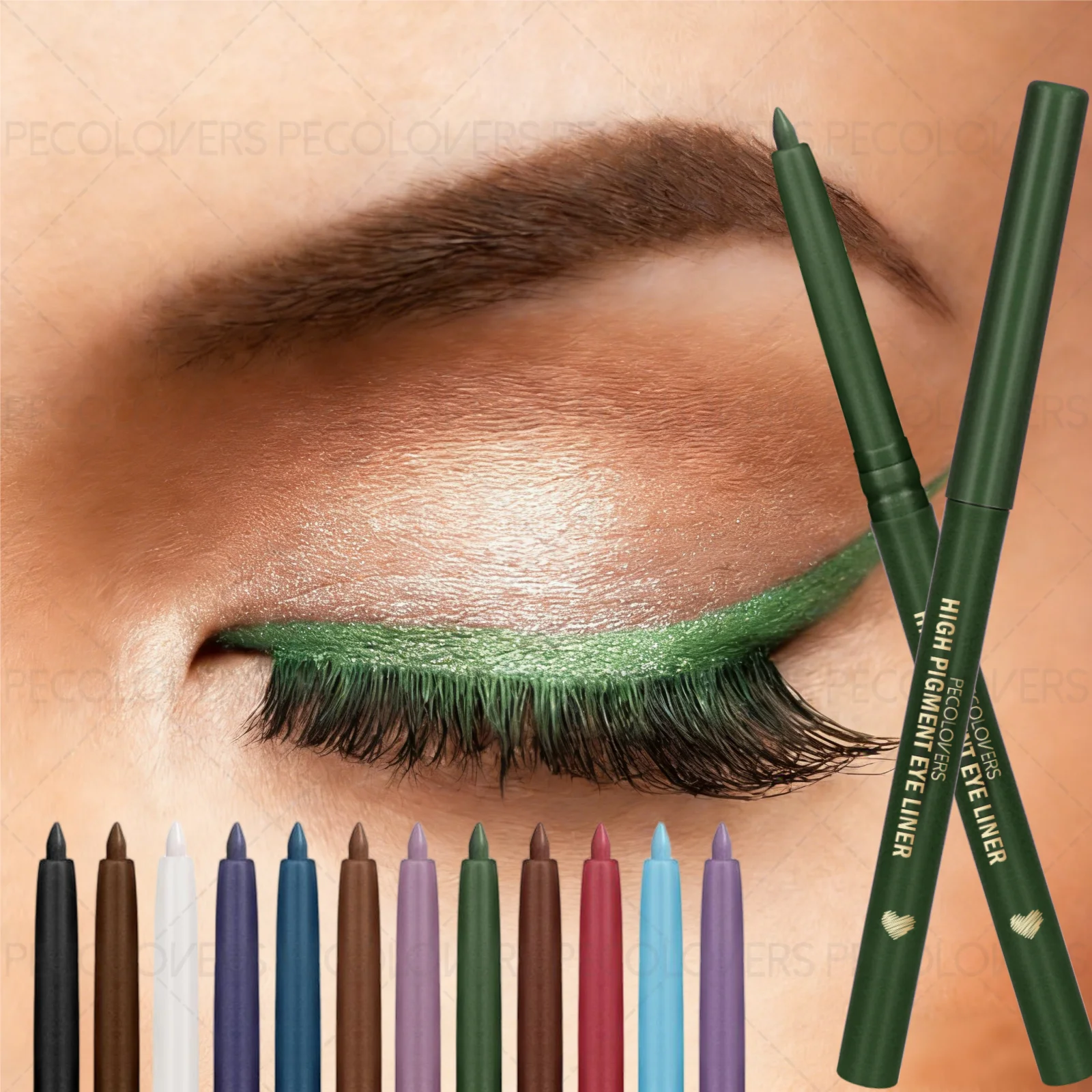 1 Stück bunter Eyeliner-Gelstift – langlebig, wischfest, farbintensiv, leicht zu entfernen, geeignet für Anfänger