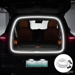 Car 5M Trunk Light Strip LED Atmosphere Lamps with Cigarette Lighter Decorative Lighting Scalable Universal SUV Suit For Model Y