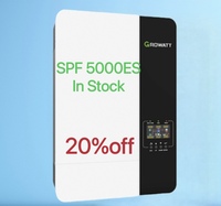 Promotion Growatt Single Phase Off Grid 5kw SPF 5000 ES 5000ES 48v EU 5000w Solar Hybrid Inverters