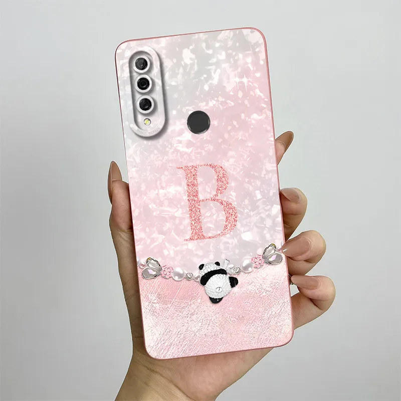 For Huawei Y9 Prime 2019 Case Huawei P Smart Z Phone Case Cute Crown Letters Full Package Matte Anti Drop Soft Protective Cover