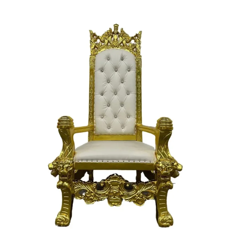 Customized manufacturers wholesale European king chair wedding high back chair hotel villa wedding banquet chair