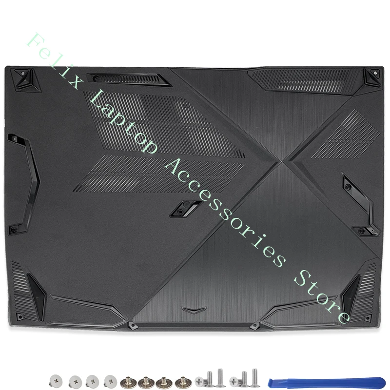 Imagem -06 - Laptop Lcd Tampa Traseira Moldura Frontal Dobradiças Tampa da Dobradiça Top Case Tela Msi Gf63 Ms16r1 16r3 Wf65 Novo