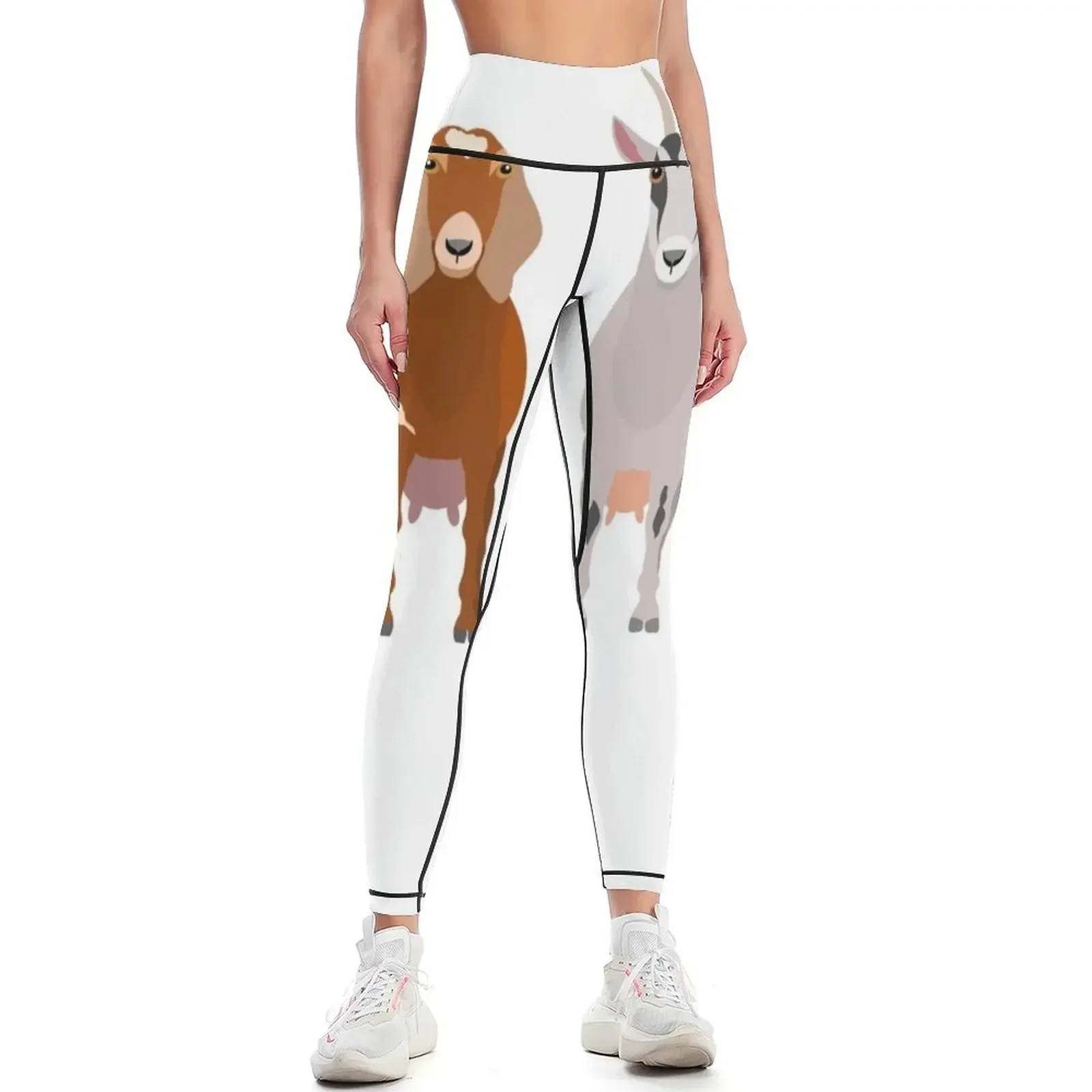 

Need More Goats Leggings gym top high waist sport legging Sweatpants Womens Leggings