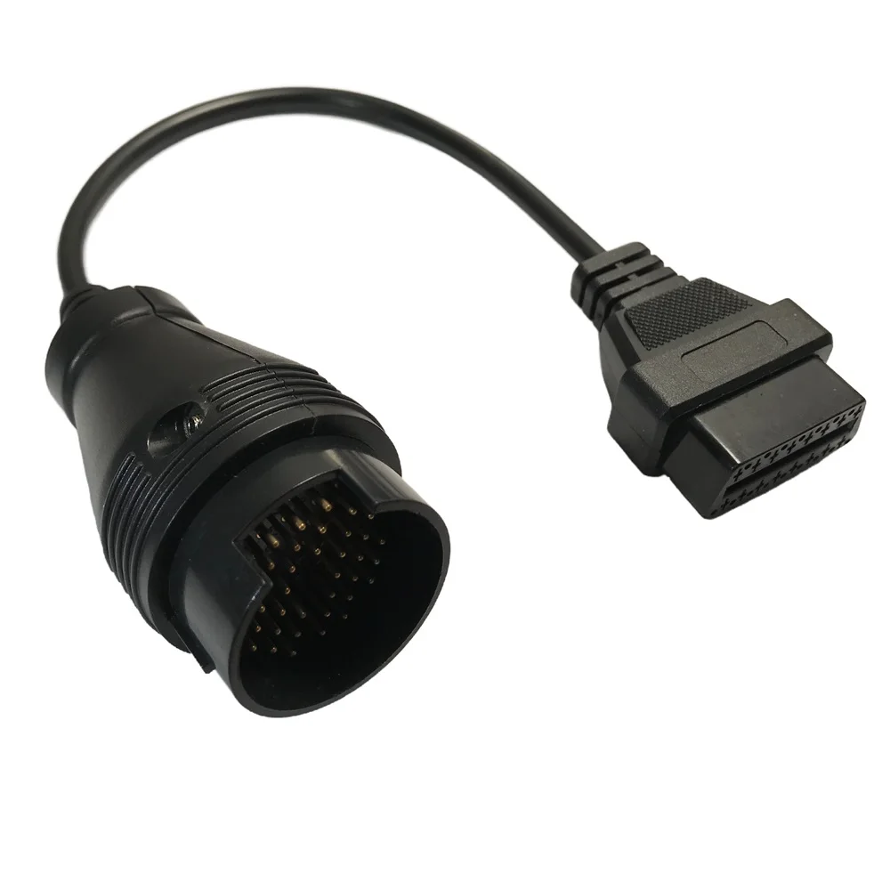 For Benz 38 Pin to 16 Pin Female to Male OBDII Connector OBD2 Scanner MB 38 Pin OBD Diagnostic Adapter