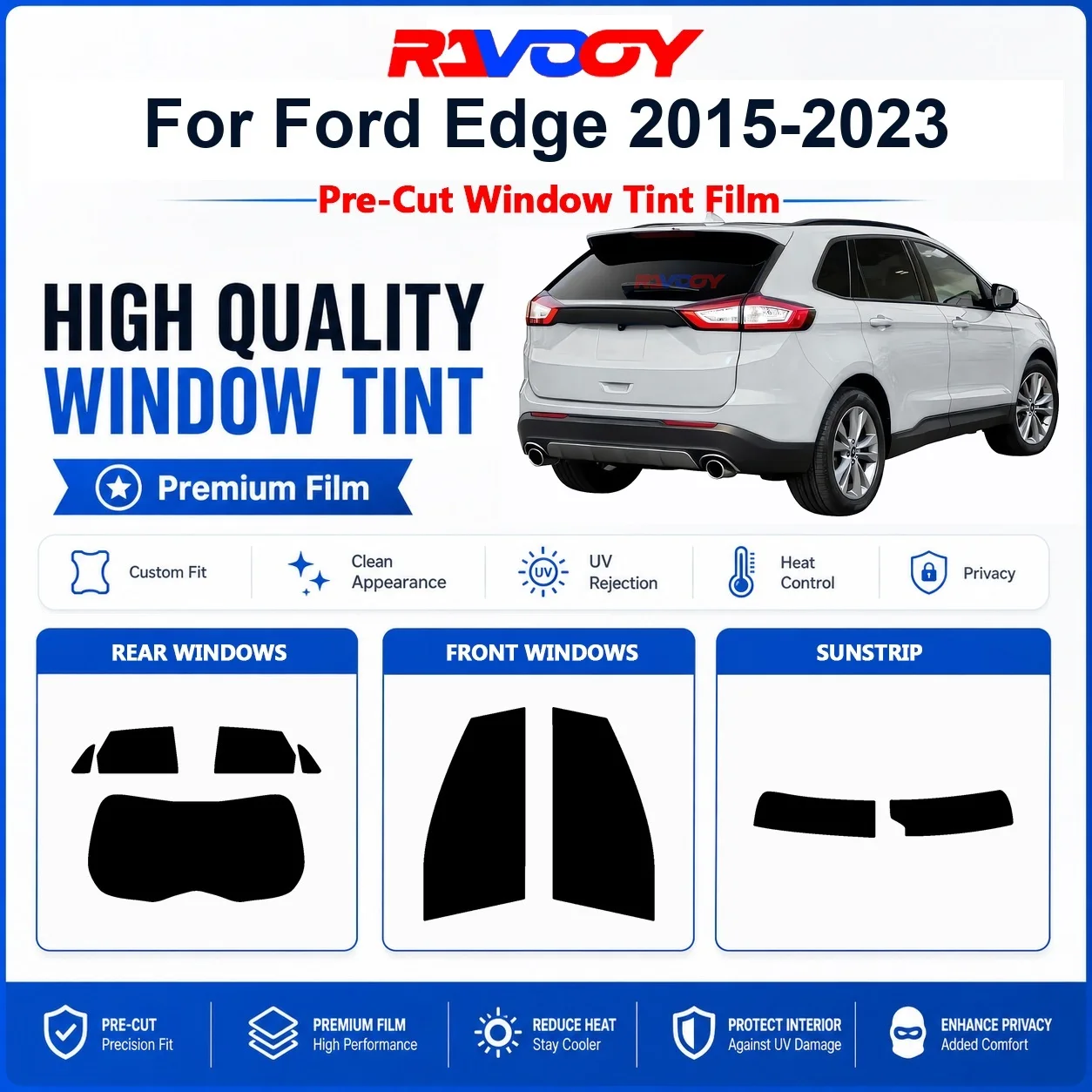 pelicula-de-privacidade-com-protecao-uv-e-rejeicao-de-calor-para-janelas-dianteiras-e-traseiras-do-ford-edge-2015-2023-pre-cortada-premium