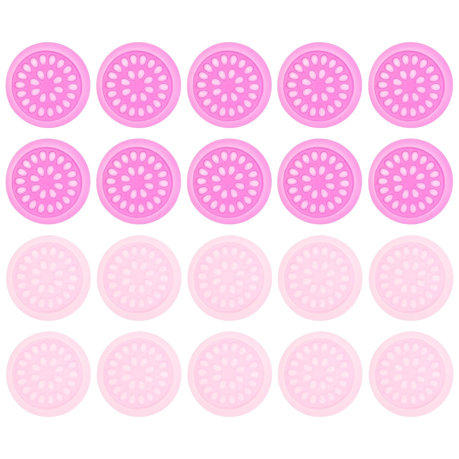 100 個のメイクアップまつげトレイ漏れ防止プラスチックまつげ接着剤ホルダーまつげエクステンション練習初心者に優しいつけまつげ