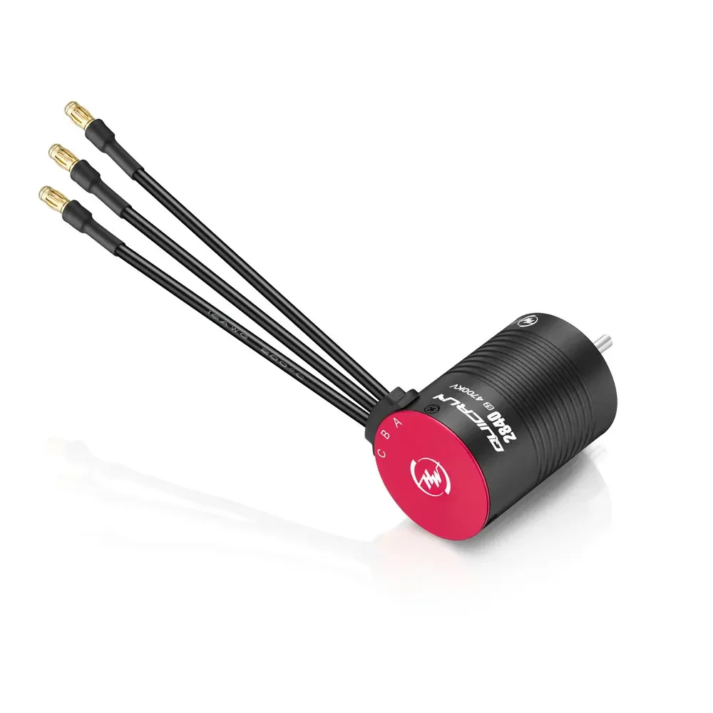 HobbyWing QuicRun WP 12BL45 G2 45A ESC with 2840SL 4700KV, 2850SL 3400KV, 4700KV G2 Sensored Brushless Motor 1/12 1/14 RC Cars