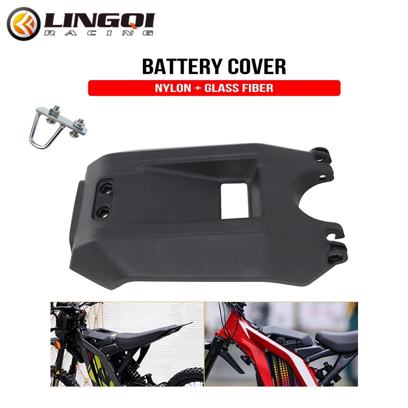 

LING QI Motorcycle Battery Cover Sur Ron Electric Bike Battery Cover Light Bee Battery Protect For SurRon Sur-Ron Light Bee X S