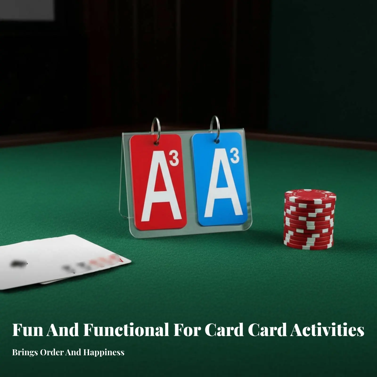 

Flip Card Rank Scorescoreboard Easy to Read Score Scorescoreboard Space-Saving Design Portable for Parties