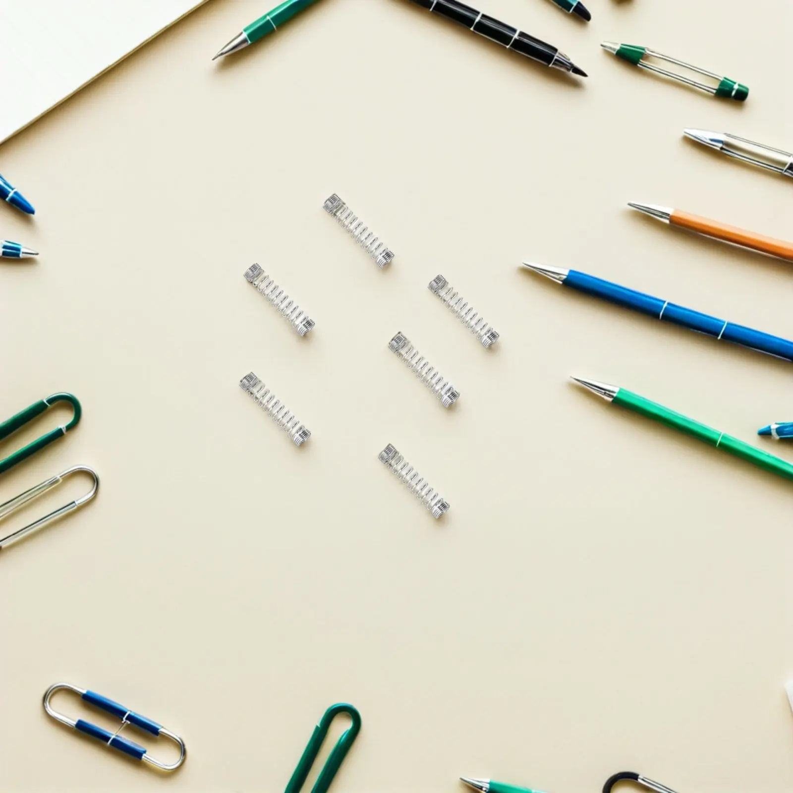 

100 шт. механических пружин сжатия из нержавеющей стали для ручек, сменные пружины для шариковых ручек, маленькие сжатые пружины