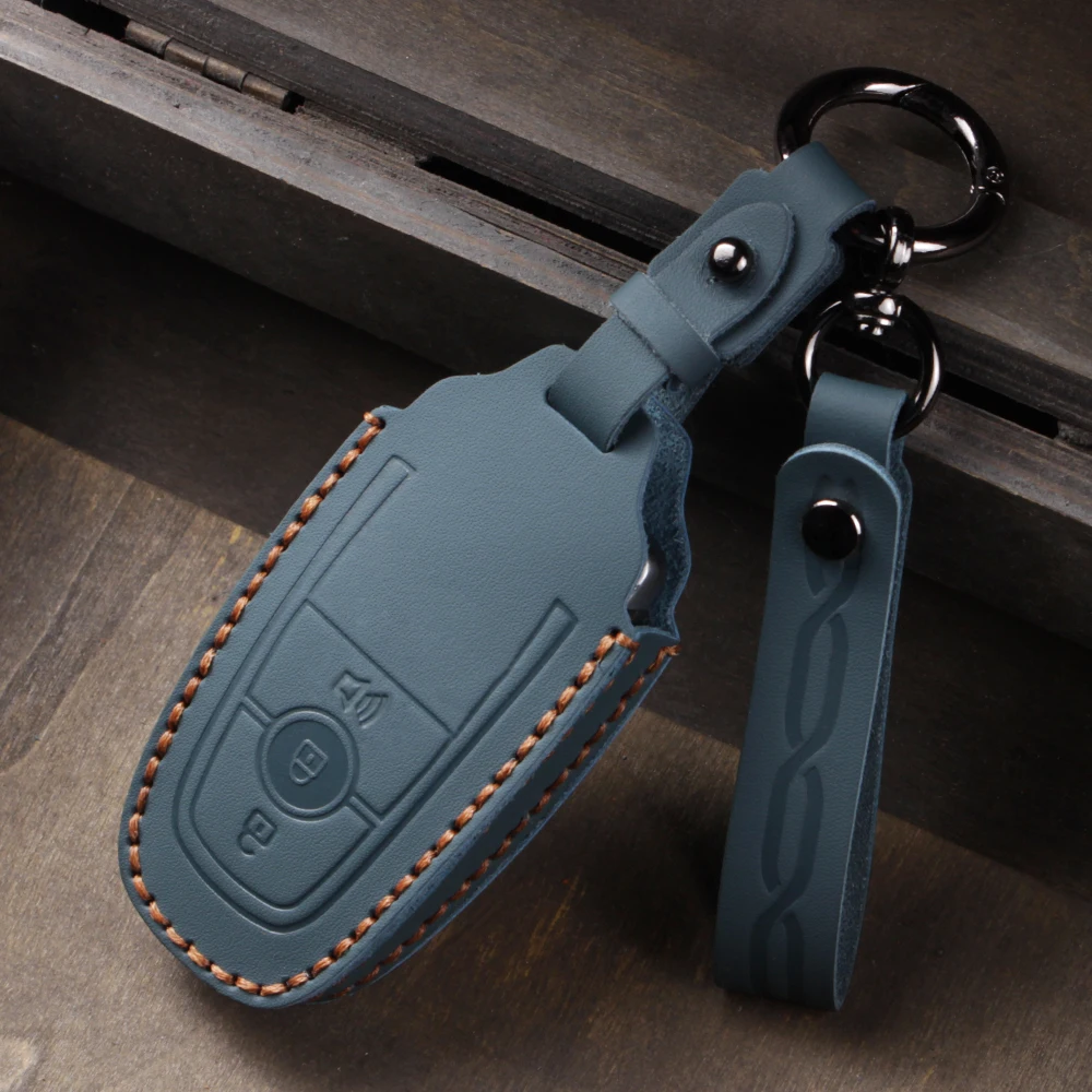 

Car Key Case Cover for Ford Ranger Wildtrak Focus C-Max Galaxy Mondeo Explorer Edge EcoSport for Mustang