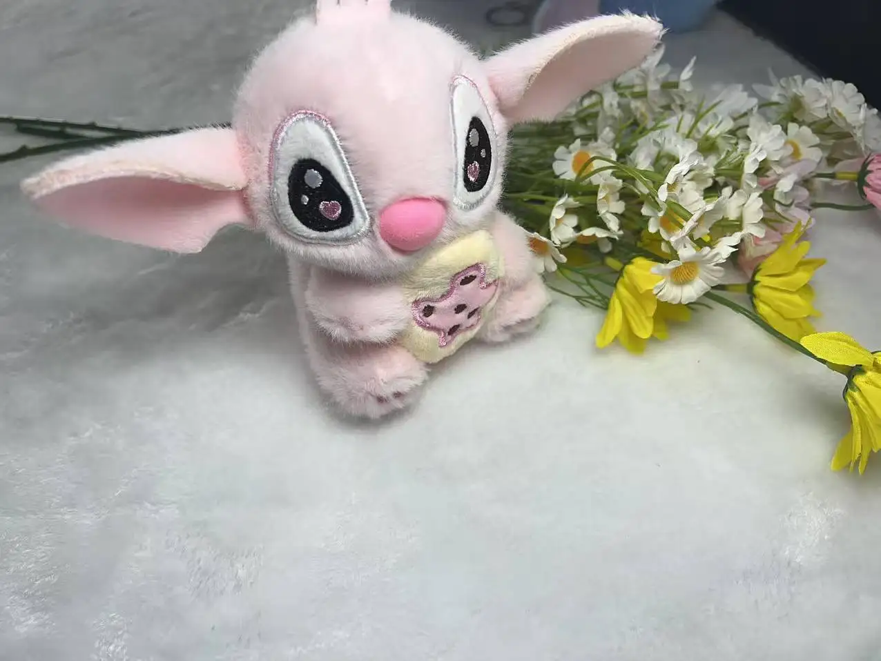 Porte-clés pour sac à dos, pendentif, jouet en peluche Kawaii, poupée faite à la main, dessin animé, cadeau mignon pour poupée d'anniversaire de petite amie, dernière collection