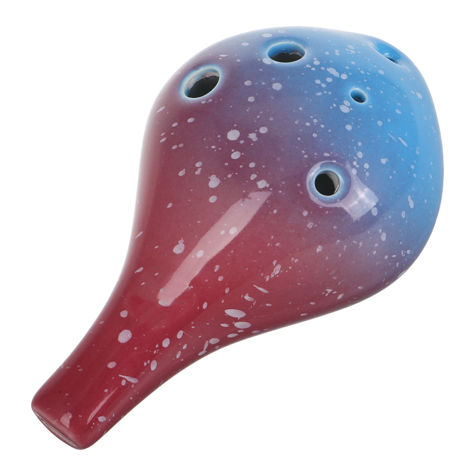 

Creative Ocarina Wind Instrument Ceramic Musical Cute for Home 6 Holes Beginners Practice